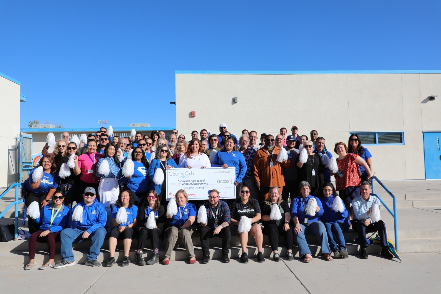 RHP Properties Partners with AdoptAClassroom.org To Support Sunnyside High School in Tucson, Arizona      